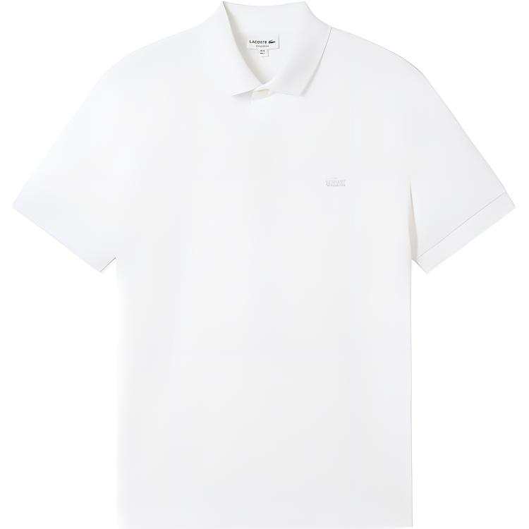 LACOSTE Polo Shirts Men's 001/White Polo Collar Moderate Other