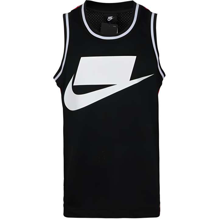 Nike Nike Tank Tops Men's Black Crew Neck Moderate Straight Fit