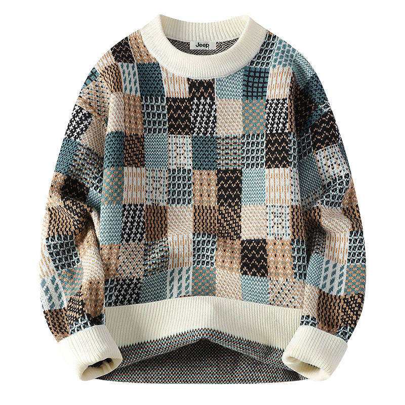 Jeep Jeep Sweaters Unisex Crew Neck Thickened Other