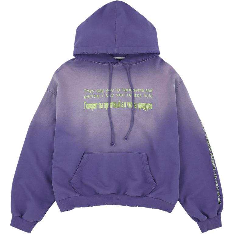 GRAILZ SS25 Sweatshirts Unisex Purple Hooded Moderate