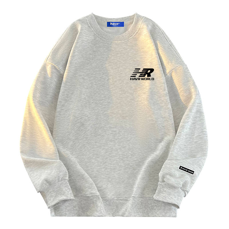 HAVR Sweatshirts Unisex Crew Neck Thickened Heavyweight
