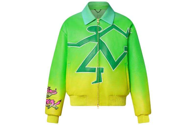 LOUIS VUITTON LOUIS VUITTON Fluo Gradient Leather Bomber
