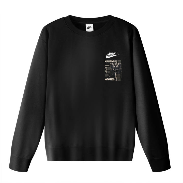 Nike Nike Sweatshirts Unisex Black Crew Neck Moderate Regular