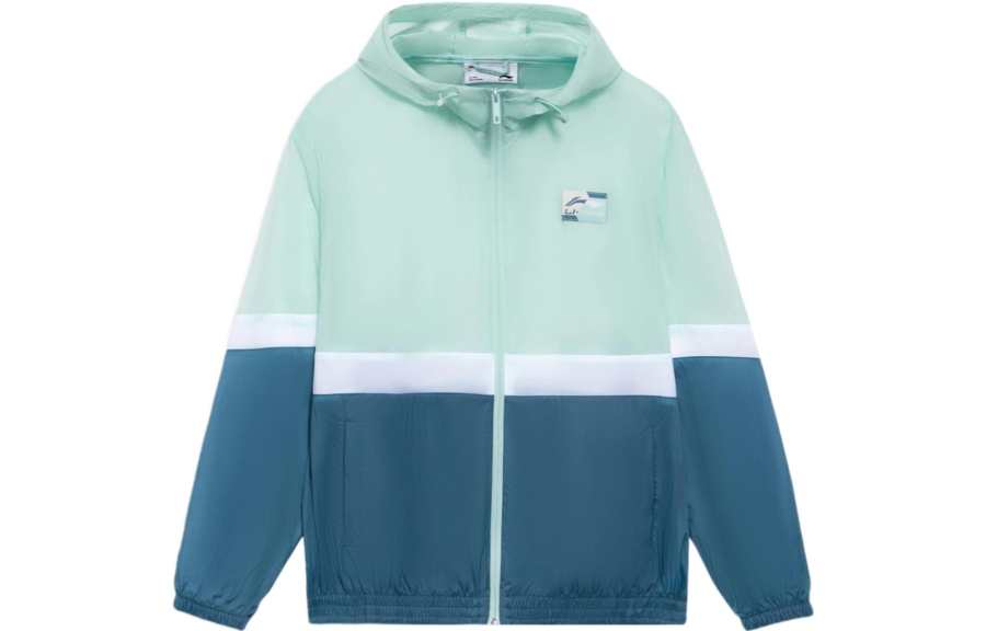 Li-Ning Li Ning Sports Trendy Collection Jacket Men's Dark Cyan Blue Multicolor
