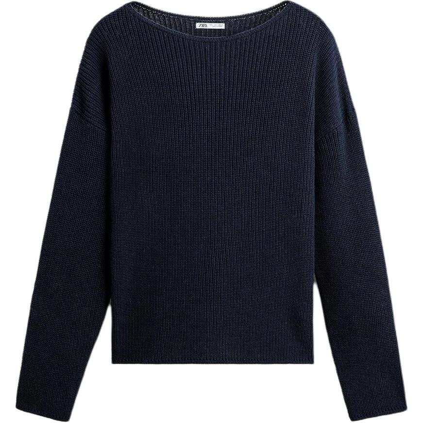 ZARA Knitwear Men's Crew Neck Moderate Other