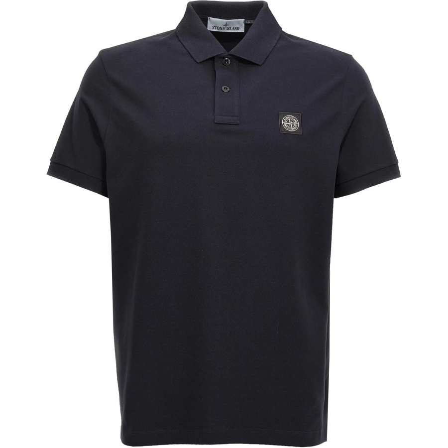 STONE ISLAND Logo Patch Polo Shirt