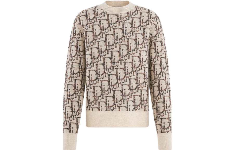 DIOR DIOR Monogrammed Intarsia Sweater