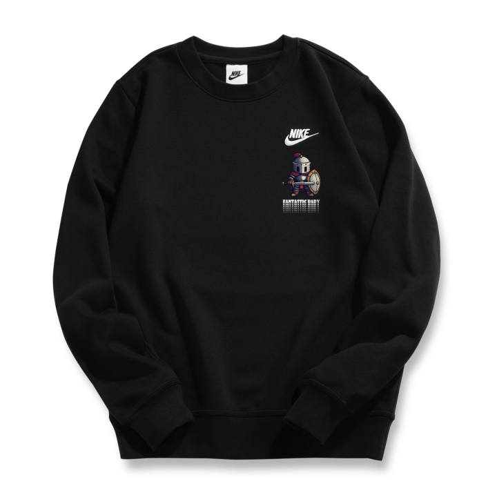Nike Nike Sweatshirts Unisex Black Crew Neck Moderate Regular