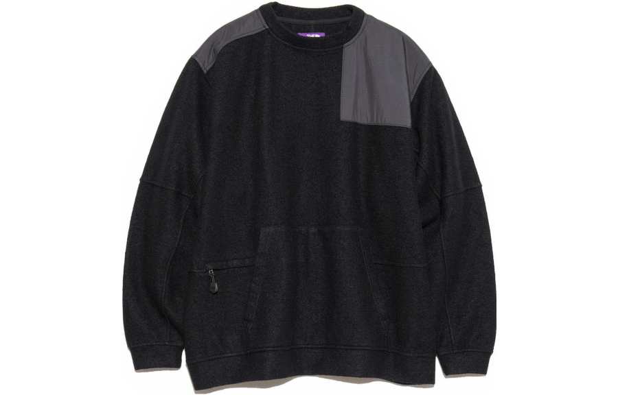 Nanamica x THE NORTH FACE PURPLE LABEL FW23 Sweater Men's Black