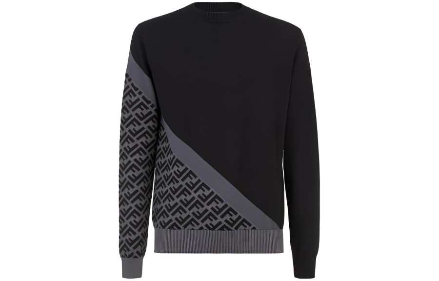 FENDI Ff Jacquard Crewneck Jumper