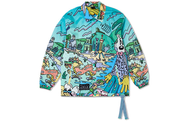 Li-Ning Li Ning X STEVEN HARRINGTON Skateboard Jackets Unisex Green Lapel Moderate Other