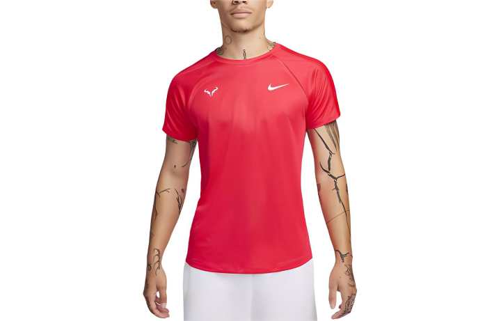 Nike Nike Rafa Challenger T Shirt Men's Alarm Whistle Red