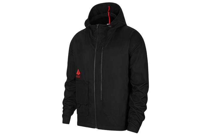 Nike Nike Jackets Men's Black Hooded Non Detachable Moderate