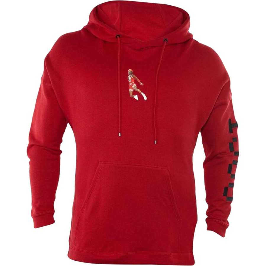 Jordan Jordan Sweatshirts Men's Red Hooded Non Detachable Moderate Regular