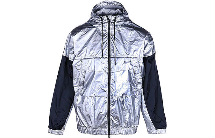 Nike Nike Jackets Men's Silver Hooded Moderate Other