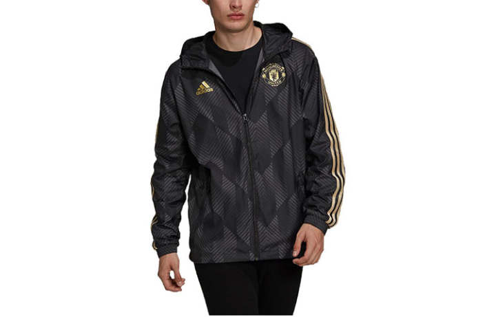 Adidas Adidas Jackets Men's Black Hooded Moderate Other