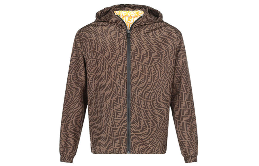 FENDI FENDI Ff Monogram Vertigo Windbreaker Jacket