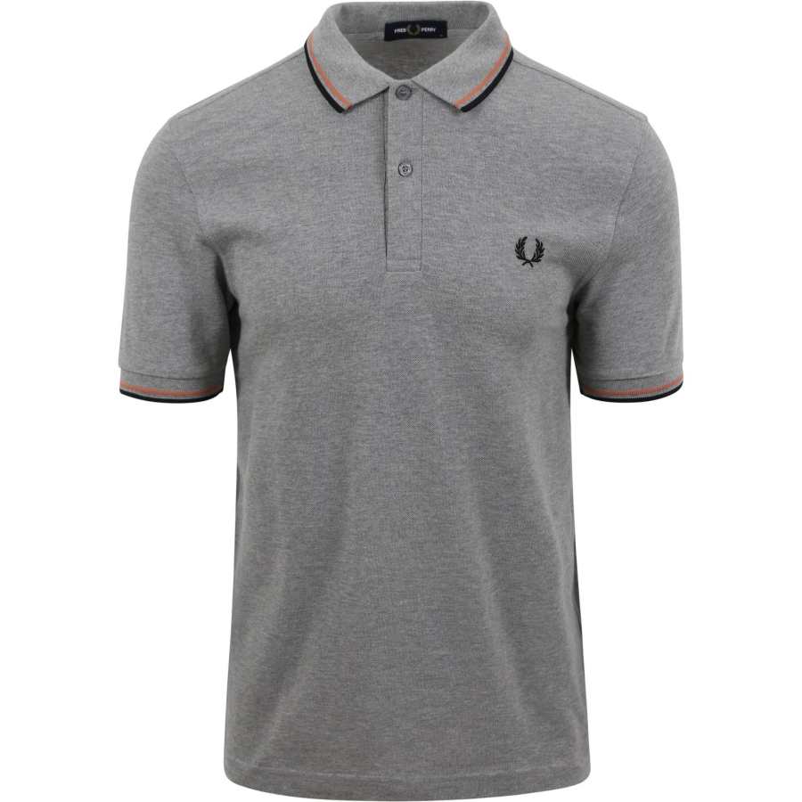 FRED PERRY FRED PERRY Polo Shirt Men's Gray