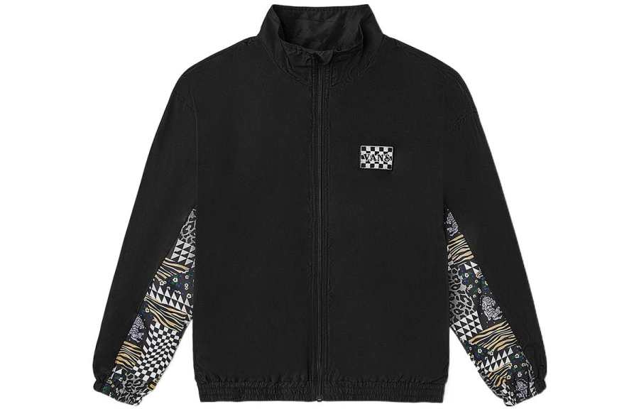 Vans Vans Jackets Unisex Black Stand Collar Moderate Other