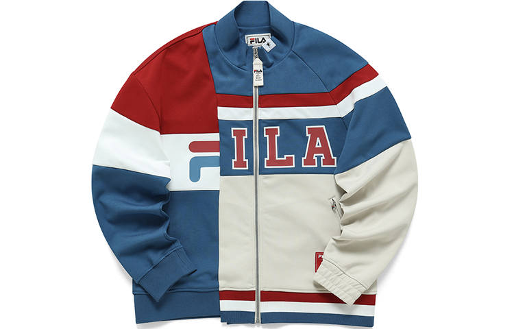 FILA X MIHARA YASUHIRO Jackets Men's Multicolor Stand Collar Moderate Other