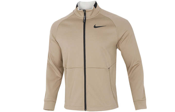 Nike Nike Jackets Men's Khaki Stand Collar Moderate Other