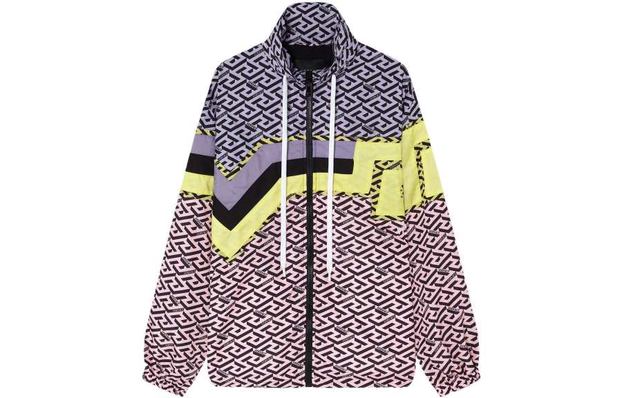 VERSACE VERSACE Two Tone Mongram Windbreaker