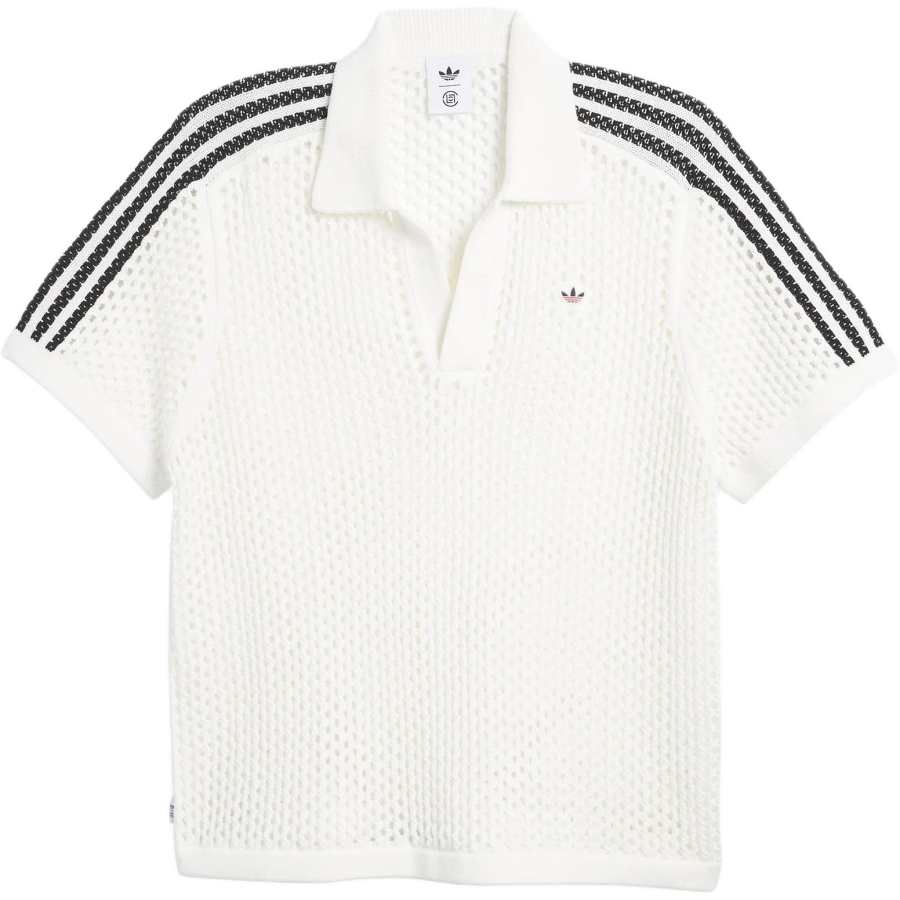 Adidas Originals Adidas X Edison Chen Crochet Polo Shirt