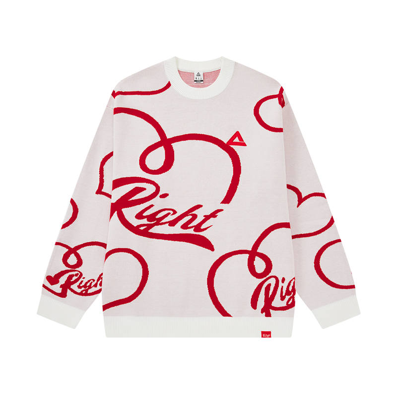 PEAK PEAK RIGHT Sweater Unisex Raw White