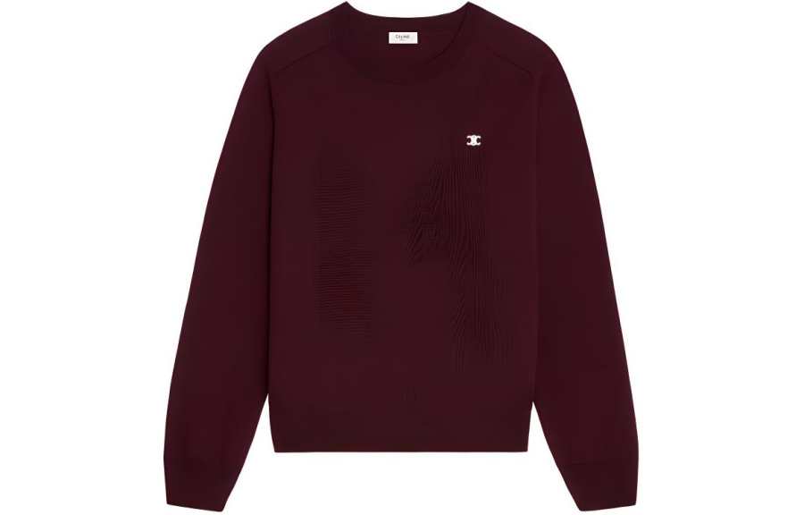 CELINE CELINE SS24 Sweater Men's Burgundy