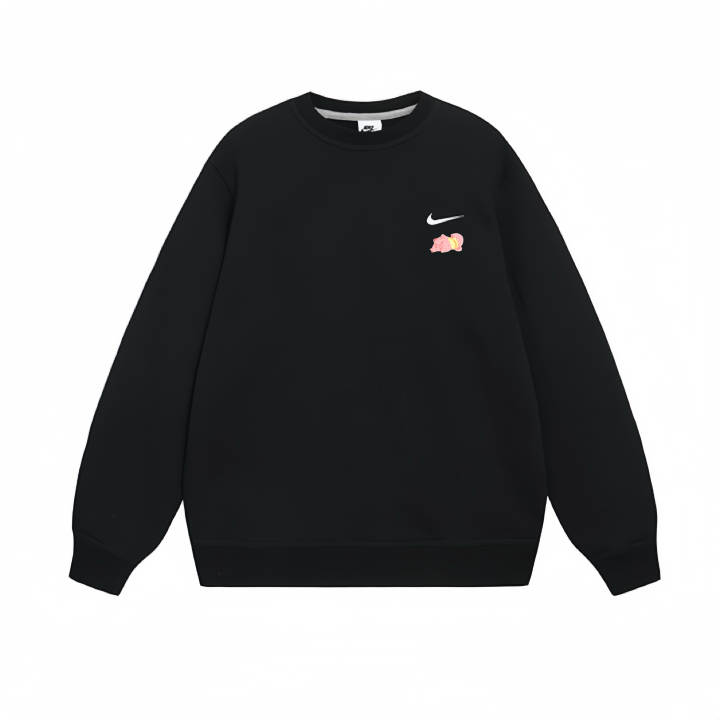Nike Nike Sweatshirts Unisex Black Crew Neck Moderate Regular