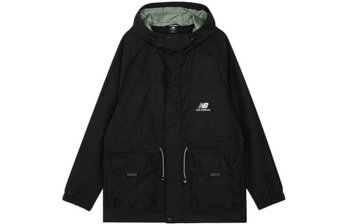 New Balance New Balance Jackets Men's Black Hooded Moderate Other