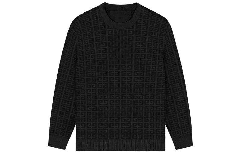 Givenchy Givenchy Sweaters Men's Black Crew Neck Moderate