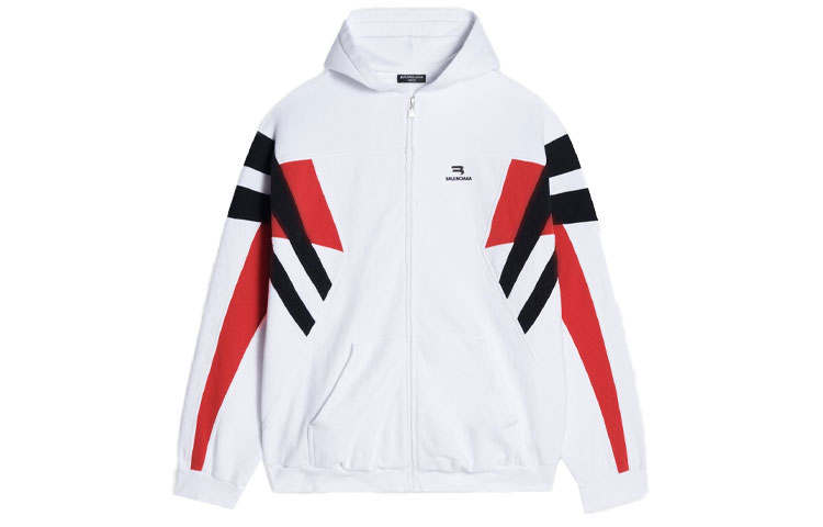 Balenciaga Sporty B Zip Up Tracksuit Hoodie