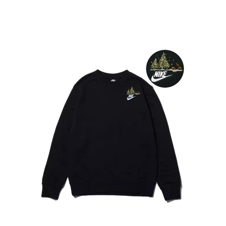 Nike Nike Sweatshirts Unisex Black Crew Neck Moderate Regular