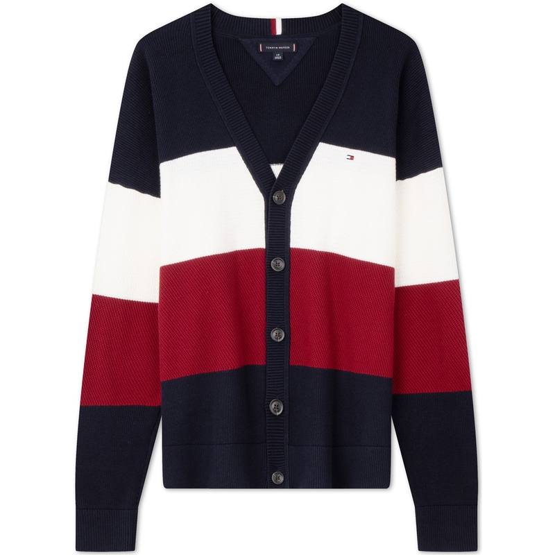 Tommy Hilfiger Knitwear Men's Navy Blue Red White