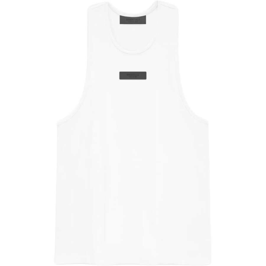 Fear Of God Essentials logo-appliqué cotton tank top