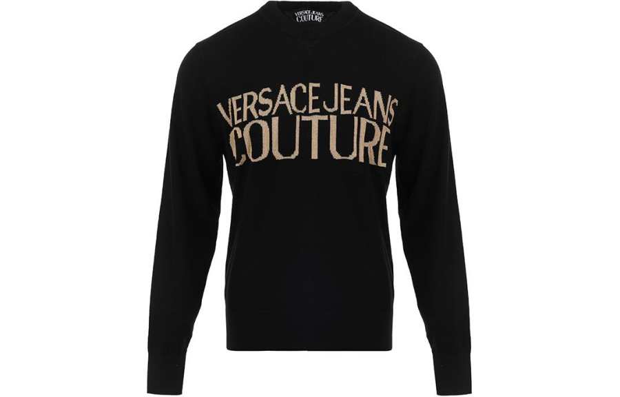 VERSACE JEANS COUTURE SS24 Knitwear Men's Black