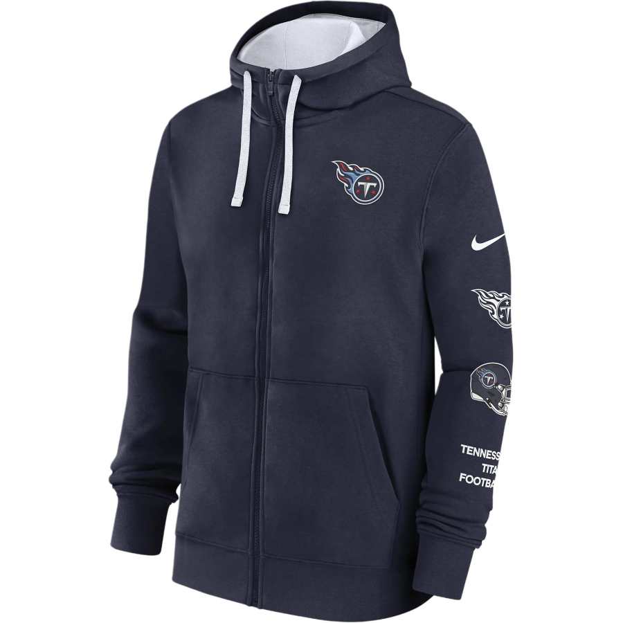Nike Nike Tennessee Titans Club Men's Nike Nfl Full-Zip Hoodie