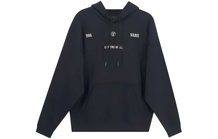 Vans Vans Sweatshirts Men's Black Hooded Moderate Regular
