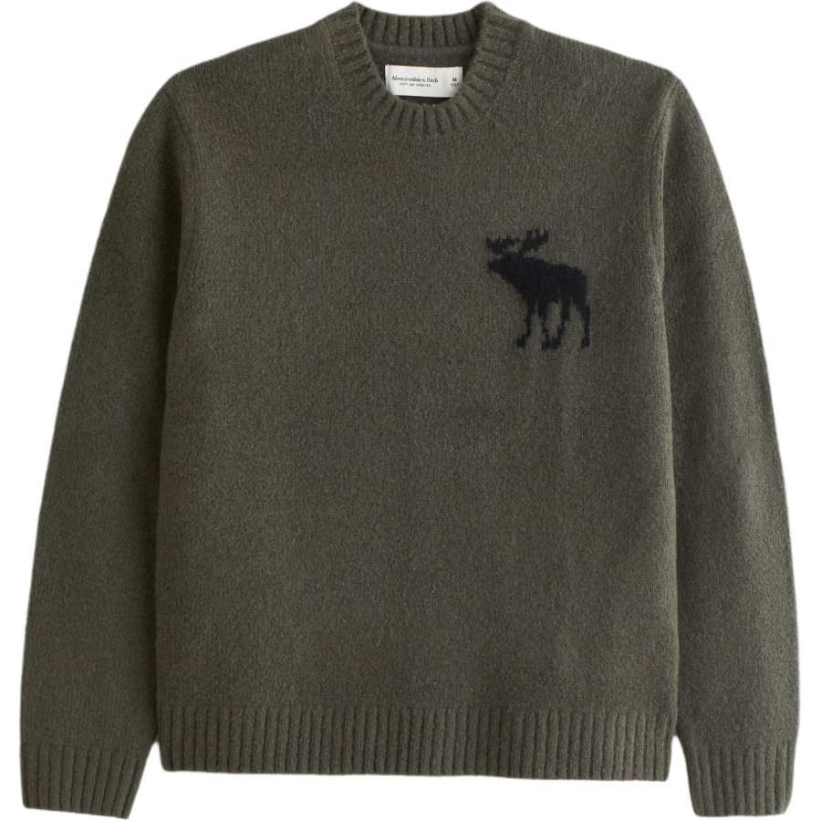 Abercrombie&Fitch Sweater Unisex Dark Green