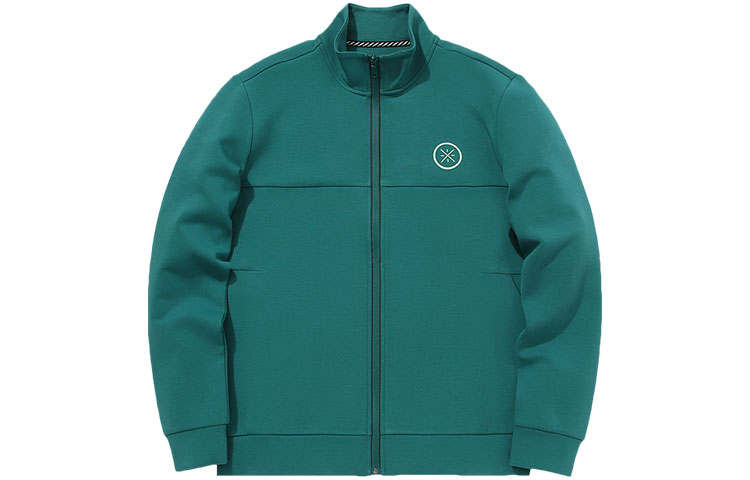 Li-Ning Li Ning Jackets Men's Fatty Green Stand Collar Moderate Other
