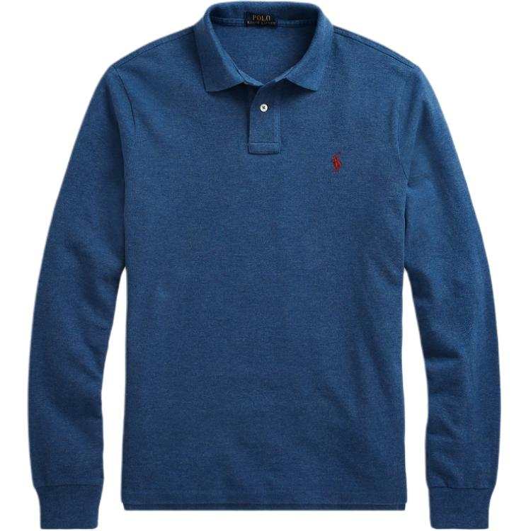Polo Ralph Lauren Polo Shirt Custom Slim Fit Men's Dark Blue