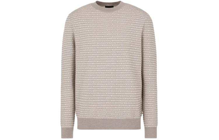 EMPORIO ARMANI Striped Ribbed Jumper