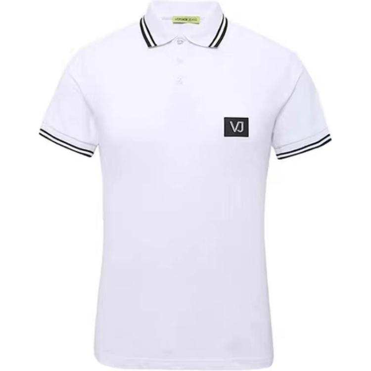 VERSACE JEANS COUTURE Polo Shirt Men's White