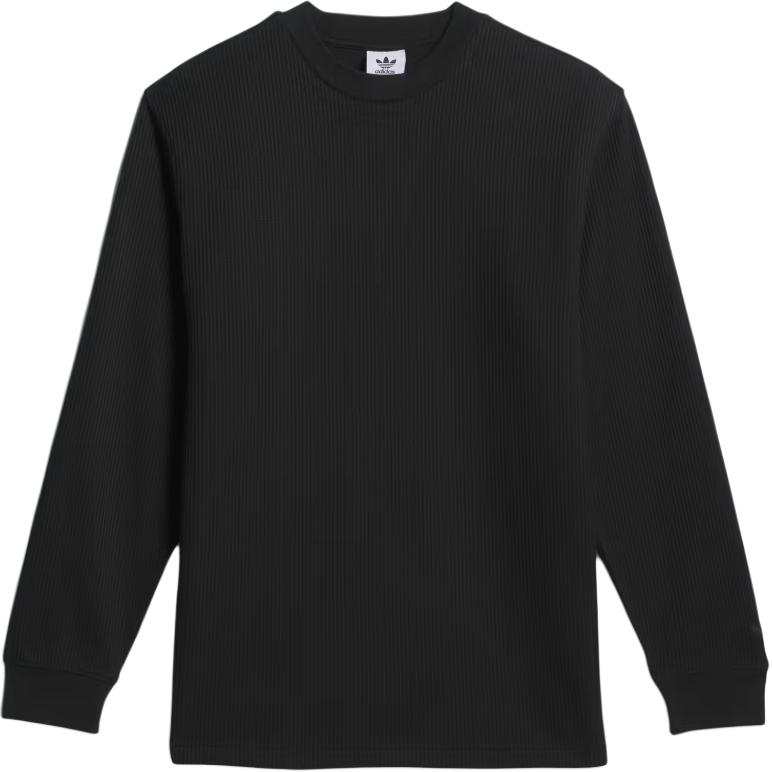 Adidas Originals Thermal Long Sleeve Shirt Knitwear Men's Black