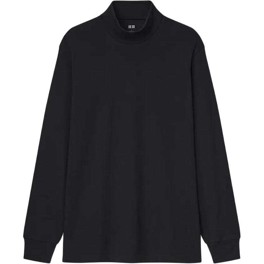UNIQLO Sweaters Men's Black Turtleneck Moderate