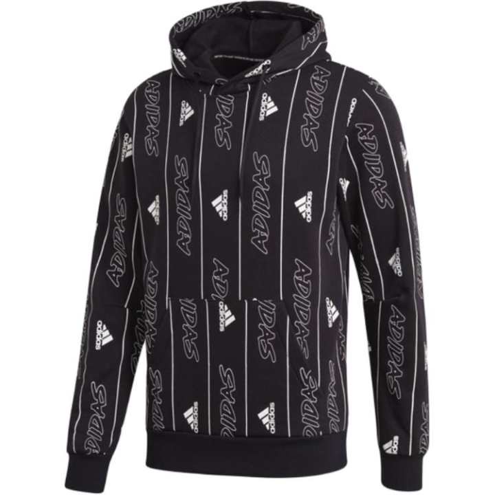 Adidas Adidas Sweatshirts Men's Black Hooded Moderate Regular