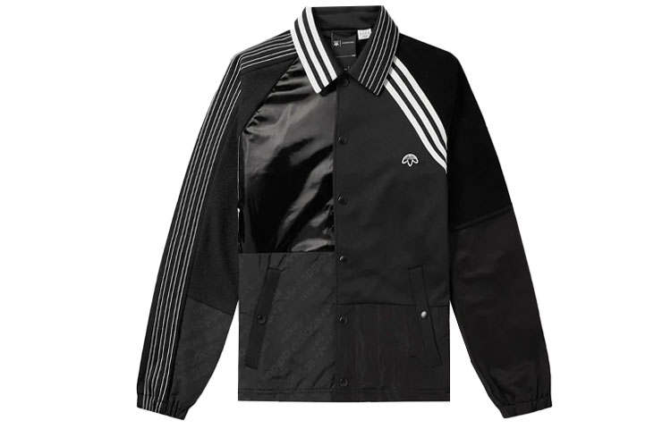 Adidas Originals X Alexander Wang Alexander Wang Collaboration Jackets Unisex Black Lapel Moderate Other