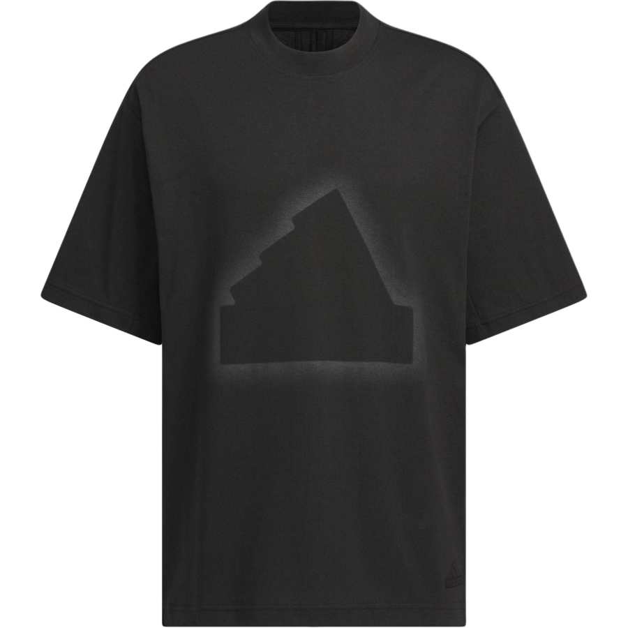 Adidas Adidas T Shirts Men's Black Crew Neck Moderate Straight Fit
