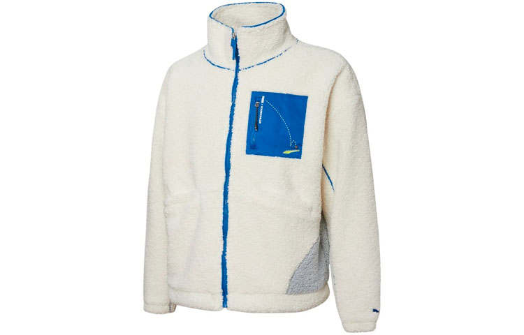 PUMA X ROARINGWILD Jackets Men's White Stand Collar Moderate Other